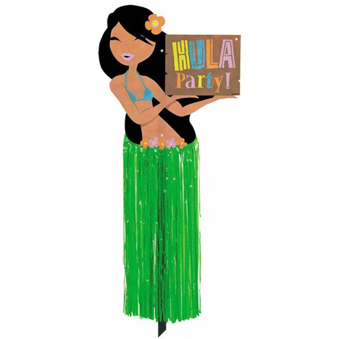 495x495 Hula Girl Garden Sign