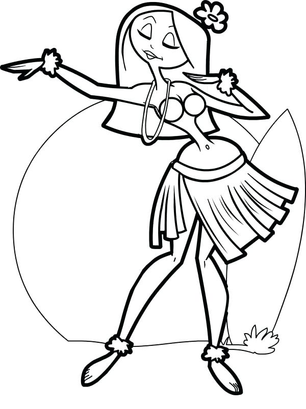 600x803 Hawaiian Coloring Pages