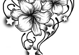 300x210 Hawaiian Flowers Drawings Hawaiian Flower Floral