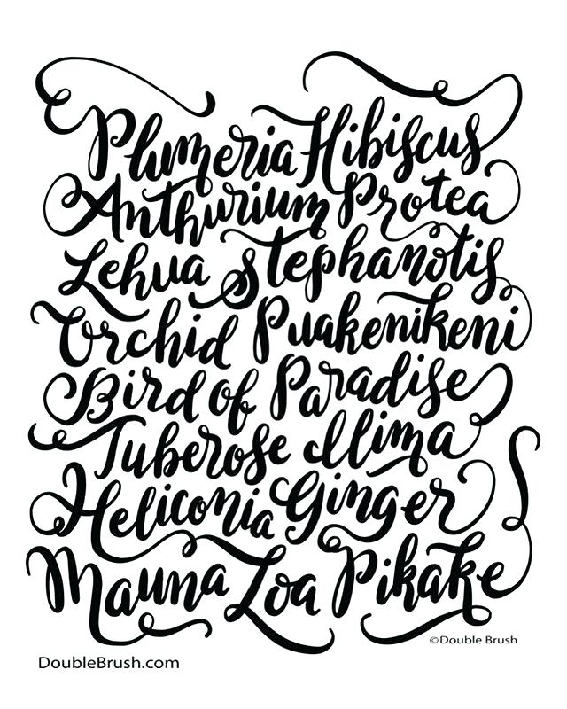 640x800 Greetings In Hawaiian Aloha I Hand Lettered A List Of All My
