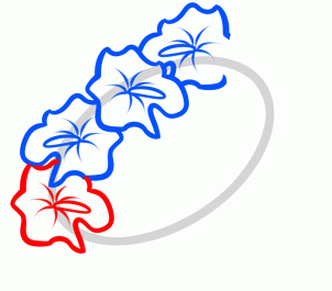 302x265 How To Draw A Lei, Step