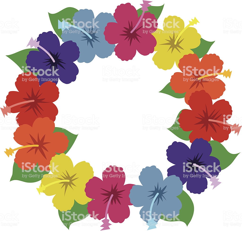 1024x974 Collection Of Free Hibiscus Clipart Lei Flower Amusement