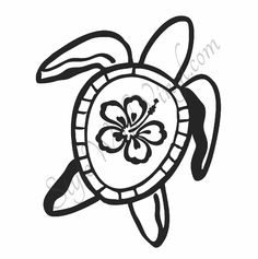 236x237 Hawaiian Turtle Coloring Pages