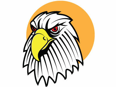 400x300 Hawk Vector Image