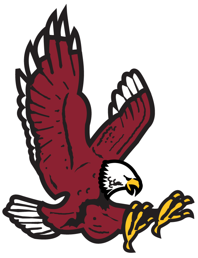 641x837 Maroon Hawk Temporary Tattoo