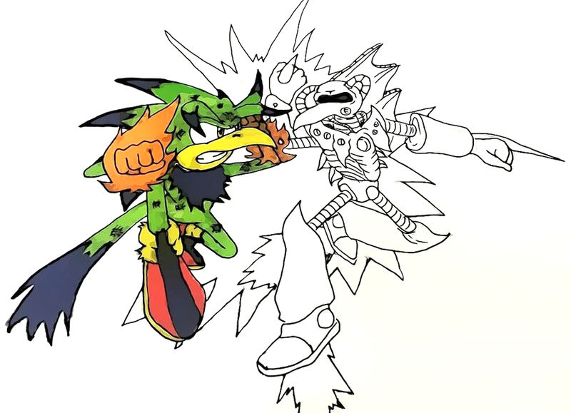 800x579 Random Haze The Hawk Drawing