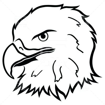 400x400 Vector Icons Eagle Hawk Bird For Mascot Or Tattoo Bald Outline