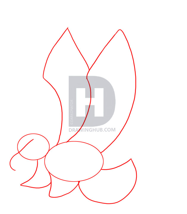 629x720 How To Draw A Cartoon Hawk, Step