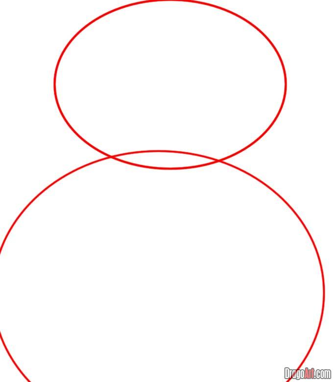 684x780 Draw A Hawk, Step