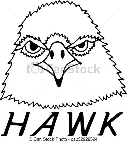 421x470 How To Draw Hawk