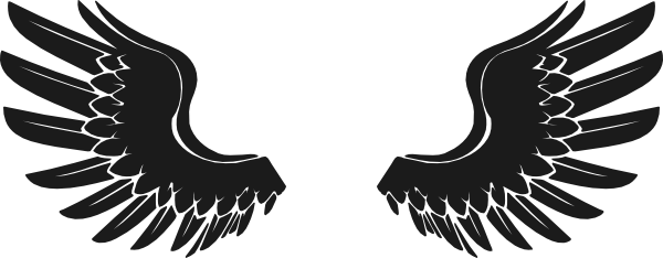 600x234 Collection Of Free Hawk Drawing Wing Download On Ui Ex