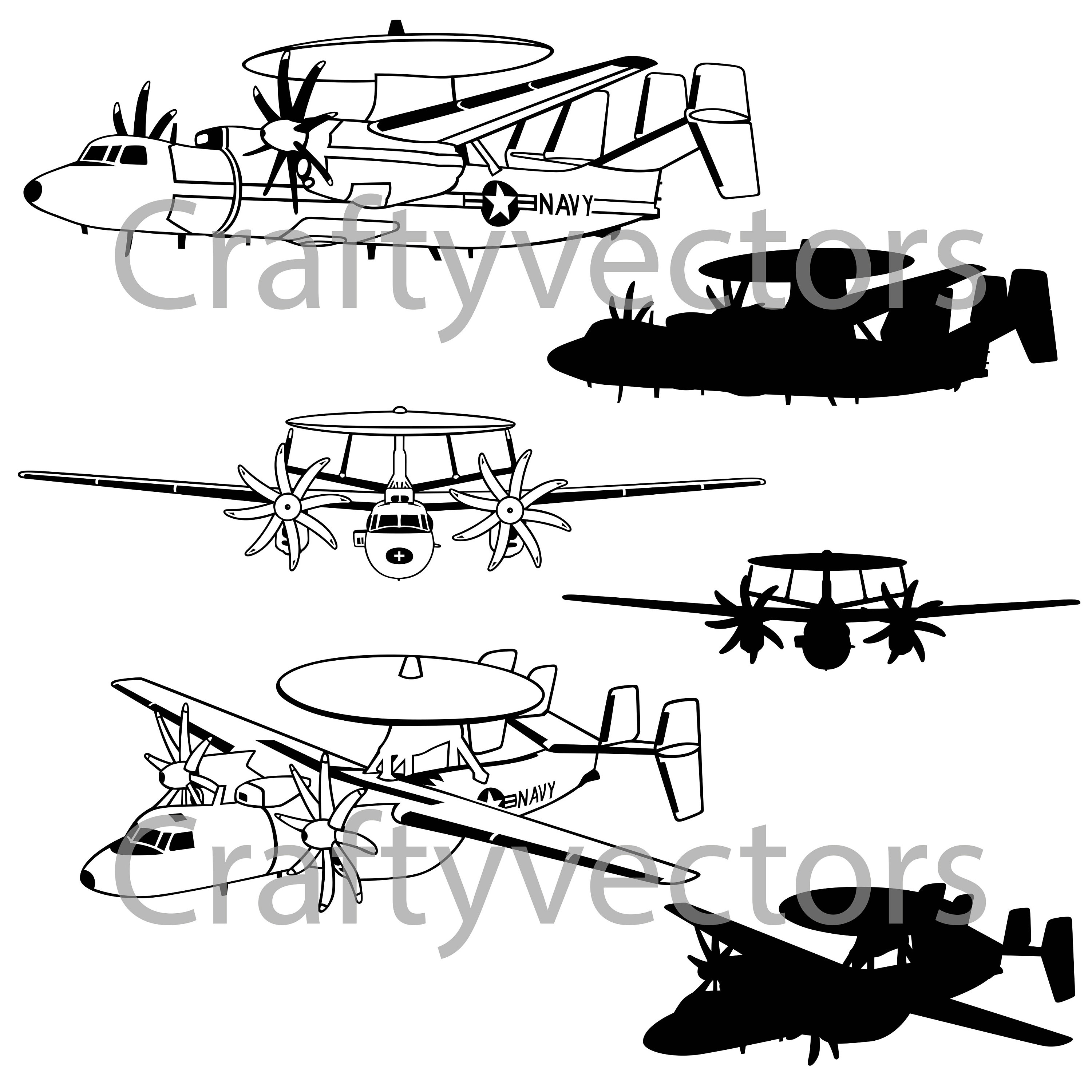 3000x3000 northrop grumman e hawkeye vector etsy