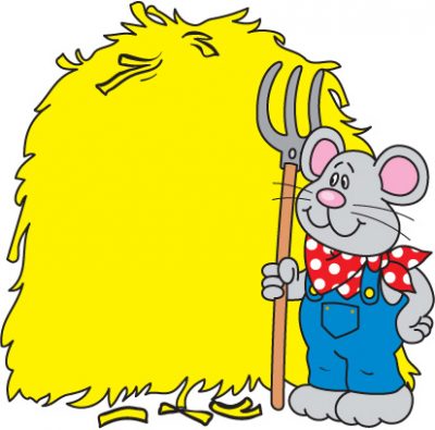 400x395 haystack clipart hay bale