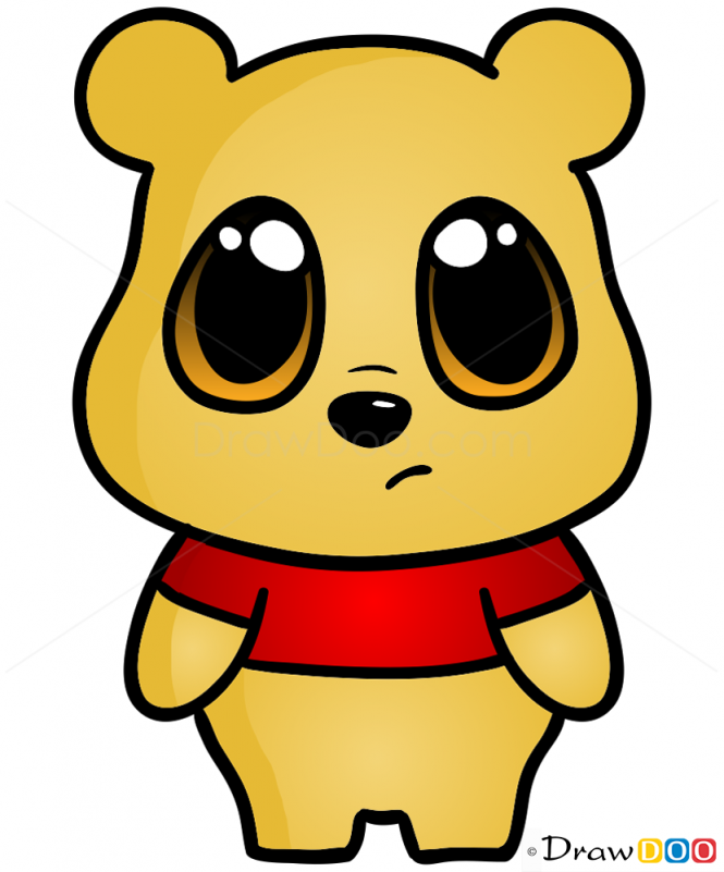 665x801 How To Draw Bear, Chibi Drawings In Cute Disney
