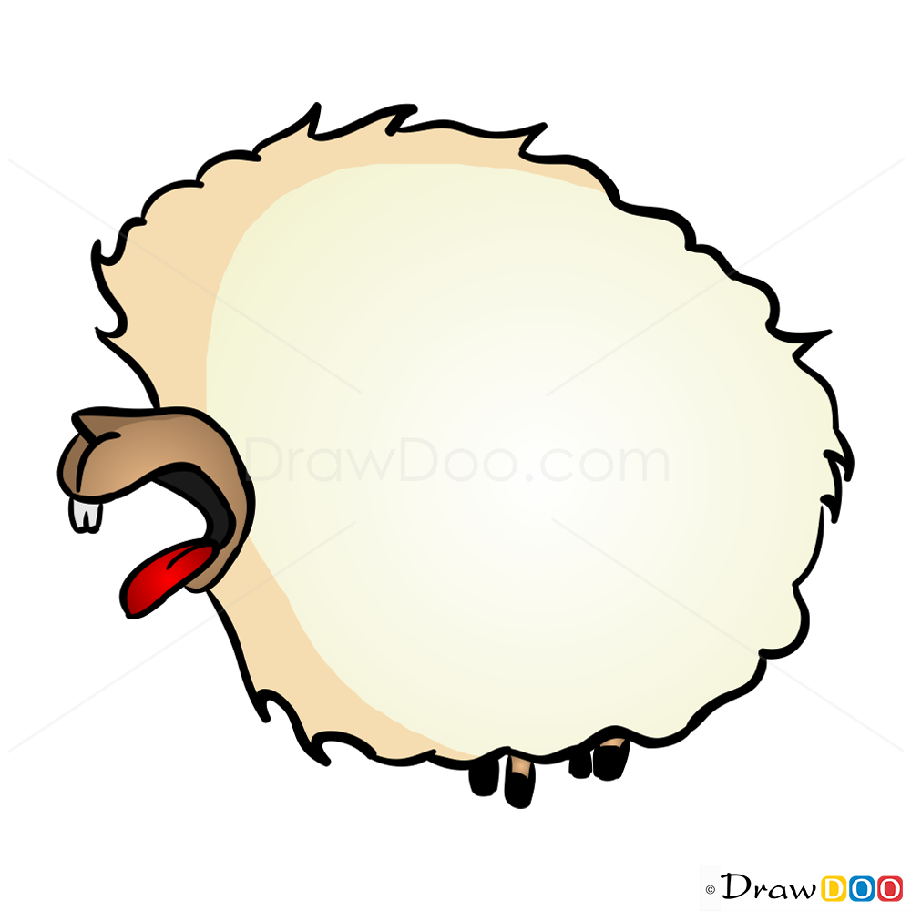 1000x1000 How To Draw Sheep Grown Up, Hay Day