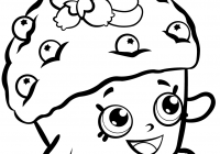 200x140 Simple Cupcake Coloring