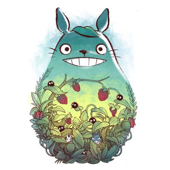 564x564 Totoro Dandelions Studio Ghibli, If It Were A Place I'd