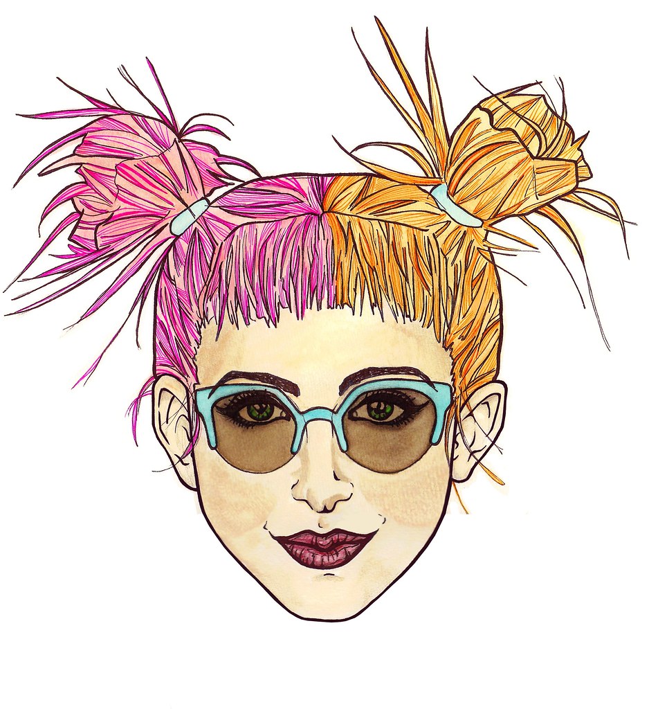 938x1024 Hayley Williams Portrait A Drawing With Sharpies