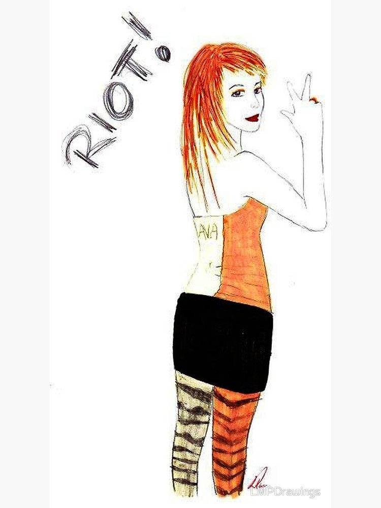 750x1000 riot hayley williams drawing canvas print