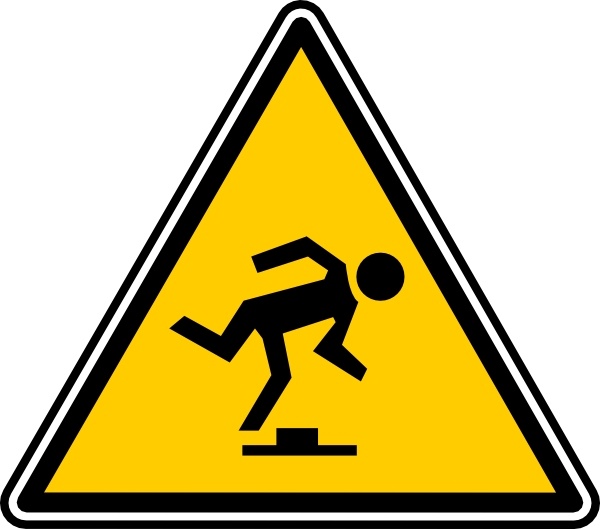 600x529 tripping hazard clip art free vector in open office drawing