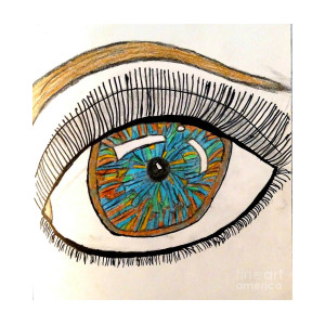 300x300 Hazel Eye Drawing