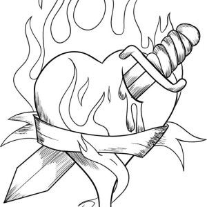 300x300 Cool Easy Drawings Of Hearts