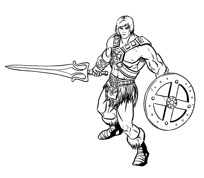 800x699 Para Colorear De He Man