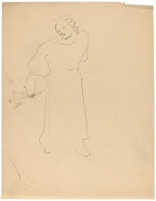 310x400 Standing Figure, Head Turned Left