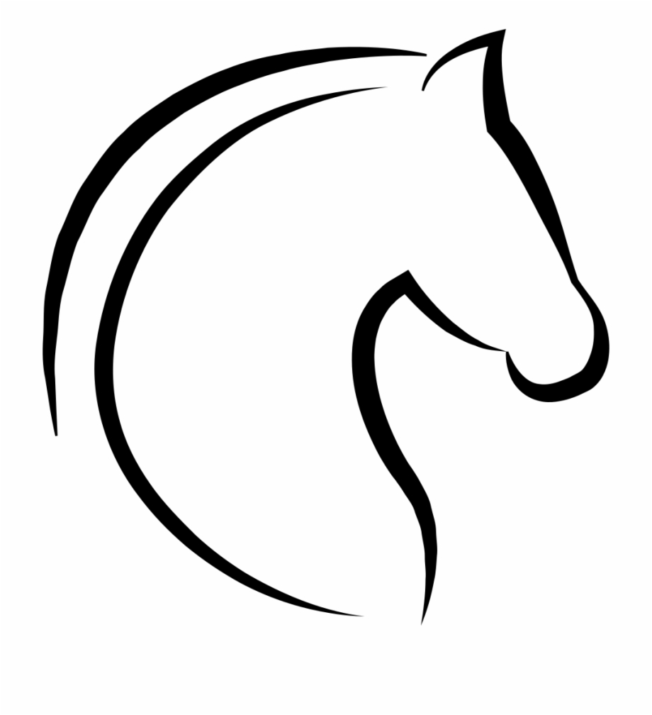 920x1008 Horse Head Png
