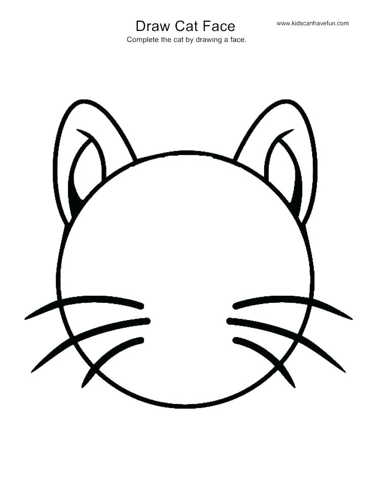736x952 cat face drawing how to draw a cat head cat face drawing images