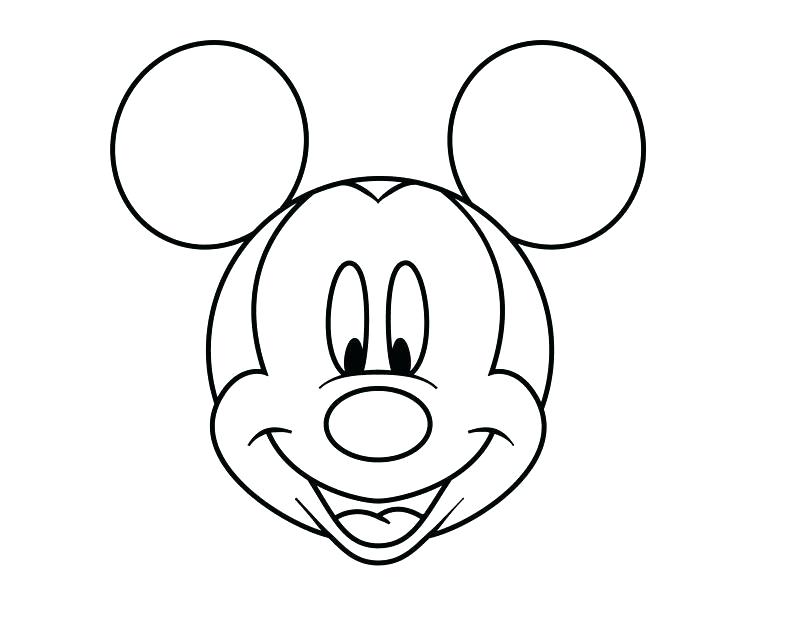 800x625 mickey head outline mickey mouse outline drawing mickey mouse