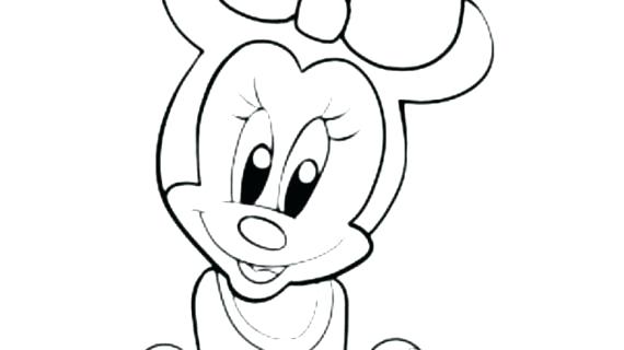 570x320 Mickey Mouse Face Drawing