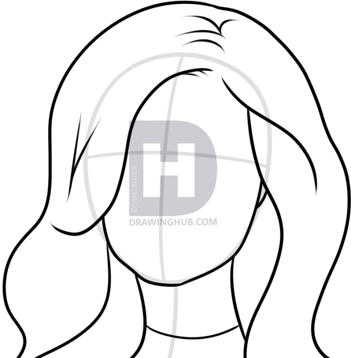 706x720 How To Draw Kylie Jenner, Step