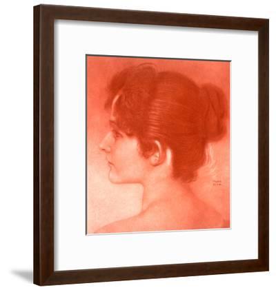400x421 Study Of A Female Head Giclee Print