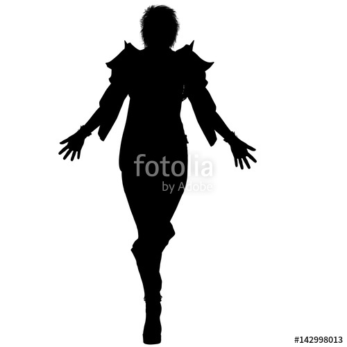 500x500 A Shadow Of One Young Female Sorceress In The Fantasy Super Suit