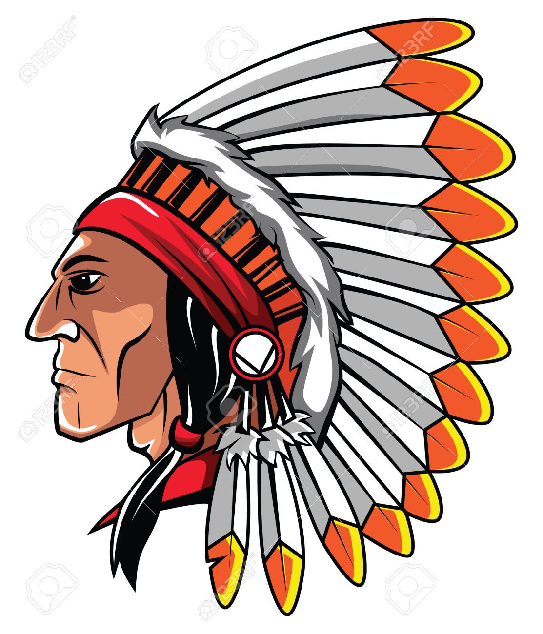 1113x1300 Headdress Clipart Apache