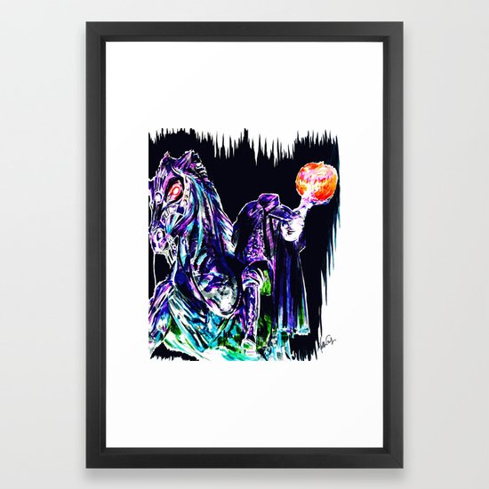 550x550 the headless horseman of sleepy hollow framed art print