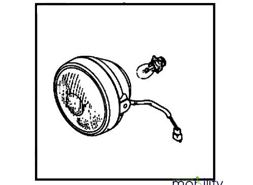 499x365 main headlight for kymco midi xl for u