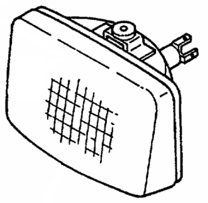 411x401 yamaha headlight lens jog razz scooter