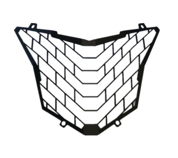 611x541 k racing honda headlight guard black