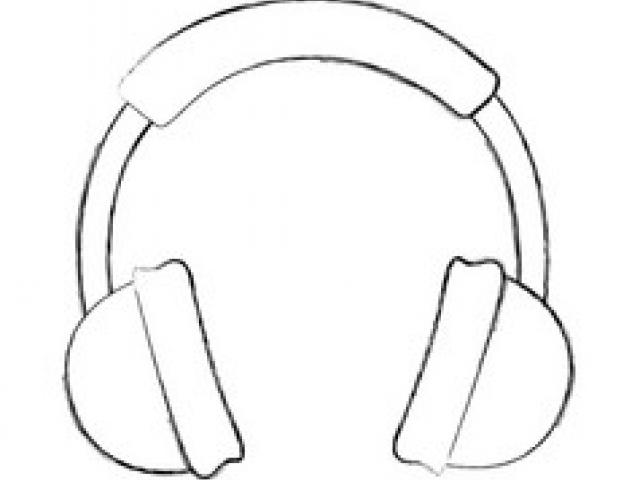 640x480 Free Drawn Headphones, Download Free Clip Art