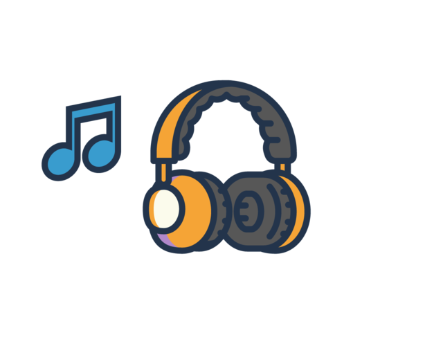 640x500 Drawing Headphones Cute Transparent Png Clipart Free Download