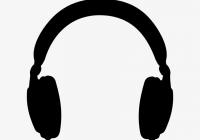 200x140 Headphones Drawing Clip Art Headphone Clipart Png Download