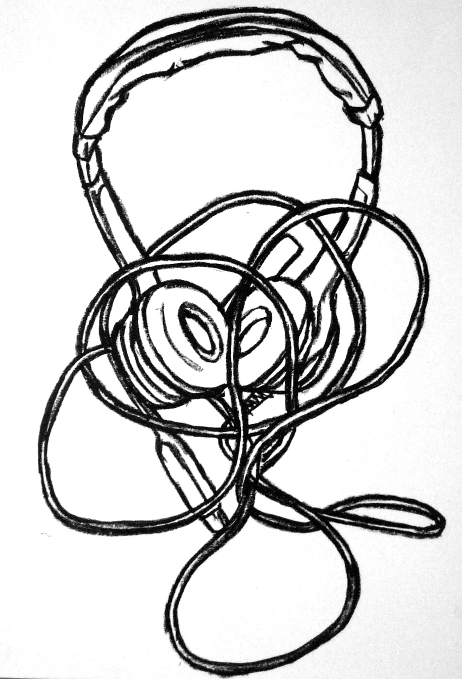 915x1344 Headset Drawings Art