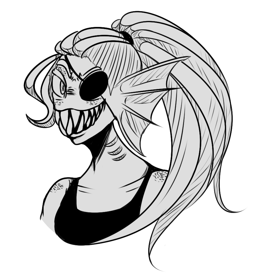 838x918 Collection Of Free Headshot Drawing Undyne Download On Ui Ex