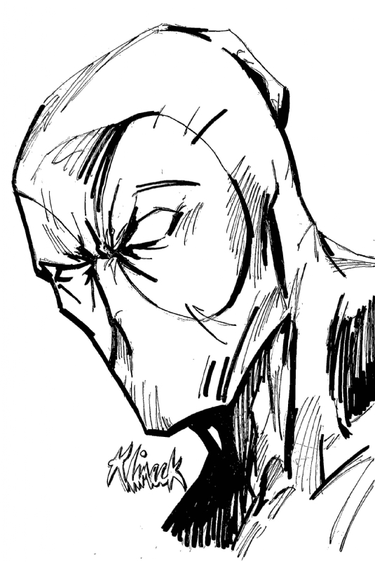 535x800 deadpool headshot, in glenn klimeck's head shots comic art gallery