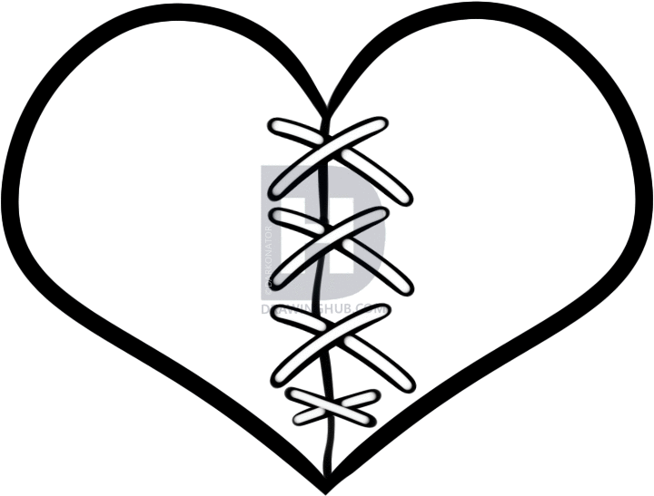 720x547 How To Draw A Healing Heart, Step