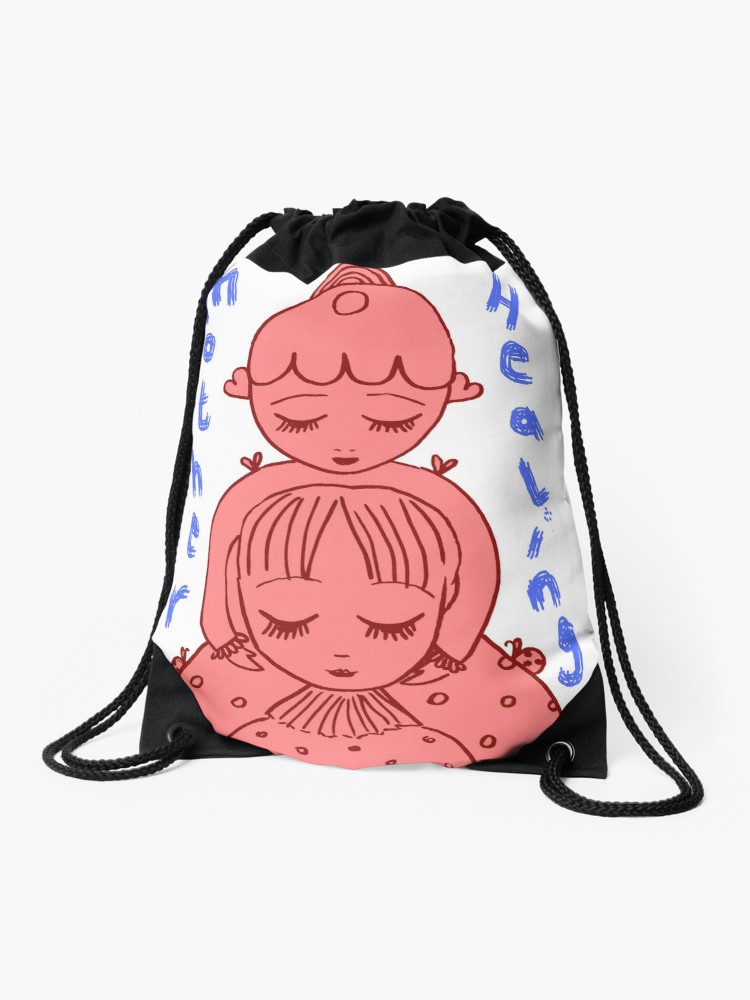 750x1000 Mother Healing Drawstring Bag