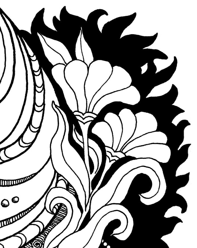 687x864 The Art Of Healing Trauma Coloring Book Look Inside The Book