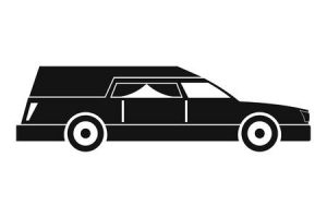 300x200 Side Profile Vector Drawing Of A Era Hearse Clipart Station